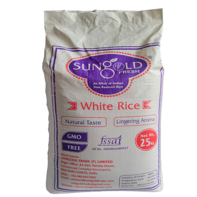 Sungold fresh white rice