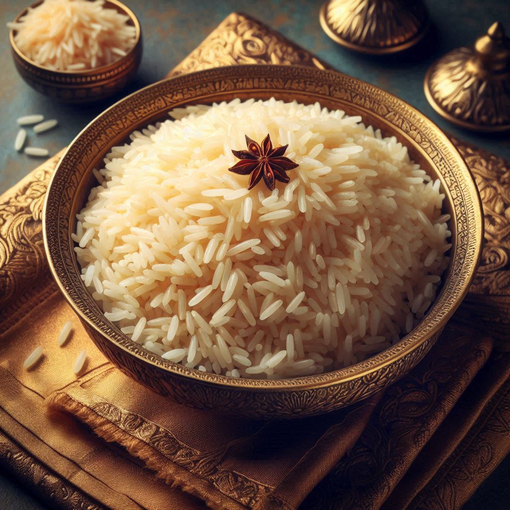 Basmati rice steam