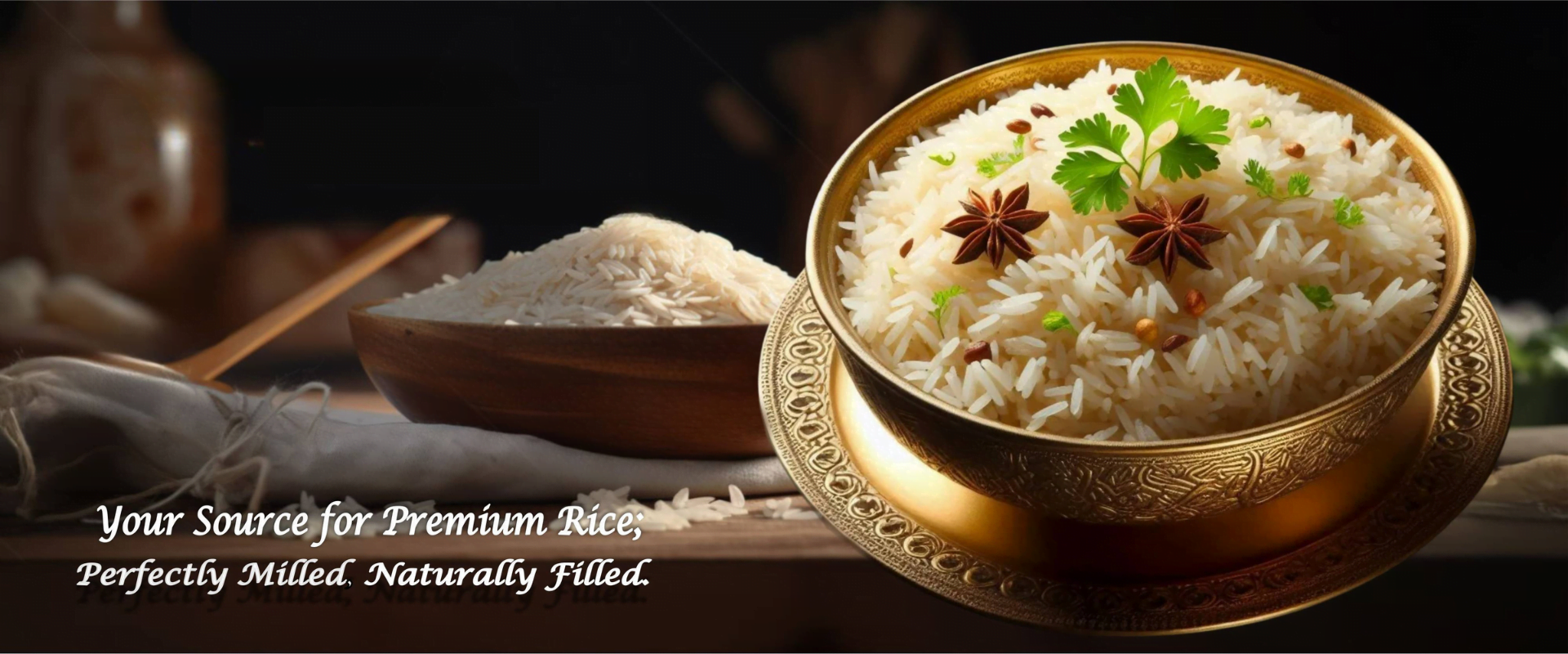 Premium Rice banner